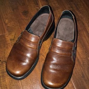 Dansko Brown Leather Loafers